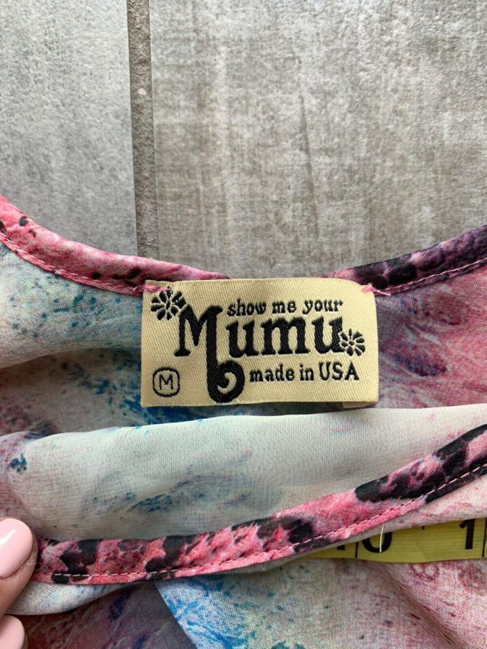 Show Me Your Mumu Snake Print Sleeveless Swing Tank Boho Flowy Watercolor M - Picture 6 of 8